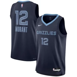 Eccezionale Gorgeous Ja Morant Memphis Grizzlies Nike Youth Swingman Jersey Icon Edition Navy  per i veri fan