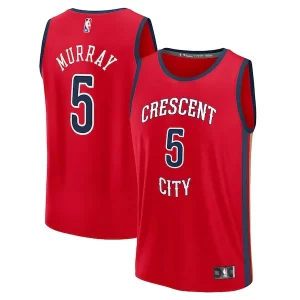Elegante Dejounte Murray New Orleans Pelicans Youth Fast Break Replica Player Jersey Statement Edition Red  per i veri fan