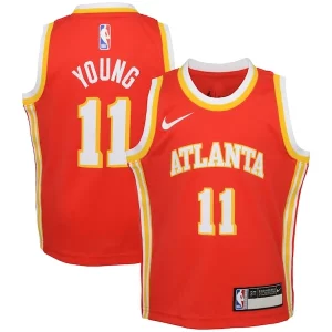 Eccezionale Moderno Trae Young Atlanta Hawks Nike Toddler Swingman Player Jersey Icon Edition Red  per i veri fan