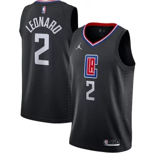Eccezionale Ottimo Kawhi Leonard LA Clippers Jordan Brand 2020/21 Swingman Jersey Statement Edition Black  per i veri fan
