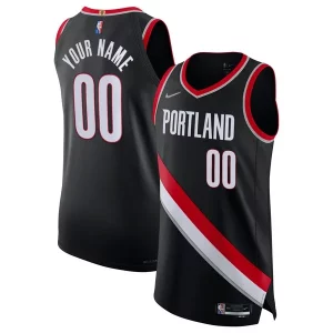 Eccezionale Portland Trail Blazers Nike 2021/22 Diamond Authentic Custom Jersey Icon Edition Black  per i veri fan