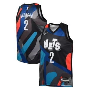 Eccezionale Raffinato Cameron Johnson Brooklyn Nets Nike Youth Swingman Replica Jersey City Edition Black  per i veri fan