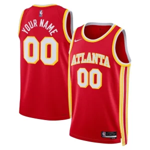 Elegante Bellissimo Moderno Atlanta Hawks Nike Unisex Swingman Custom Jersey Red Icon Edition  per i veri fan