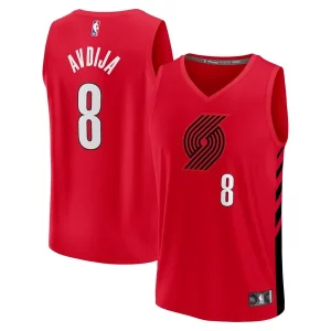 Elegante Classico Prestigioso Deni Avdija Portland Trail Blazers Fast Break Player Jersey Statement Edition Red  per i veri fan