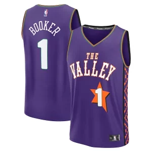 Gorgeous Devin Booker Phoenix Suns Youth 2024/25 Fast Break Player Jersey City Edition Purple  per i veri fan