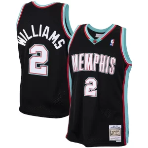 Elegante Jason Williams Memphis Grizzlies 2001/02 Hardwood Classics Swingman Jersey Black  per i veri fan