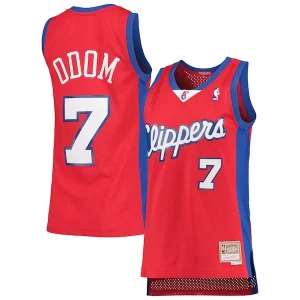 Elegante Lussuoso Attraente Lamar Odom LA Clippers Women's 2000/01 Hardwood Classics Swingman Jersey Red  per i veri fan