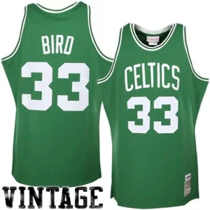 Elegante Pratico Ottimo Larry Bird Boston Celtics 1985/86 Hardwood Classics Authentic Jersey Kelly Green  per i veri fan