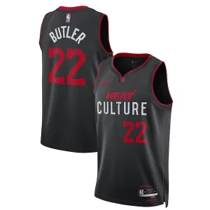 Elegante Prestigioso Sofisticato Jimmy Butler Miami Heat Nike Unisex 2023/24 Swingman Jersey Black City Edition  per i veri fan