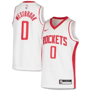 Elegante Russell Westbrook Houston Rockets Nike Youth Swingman Jersey Association Edition White  per i veri fan
