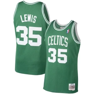 Elegante Splendido Reggie Lewis Boston Celtics 1987/88 Hardwood Classics Swingman Jersey Kelly Green  per i veri fan