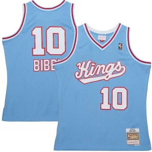 Elegante Stupendo Duraturo Mike Bibby Sacramento Kings 2001/02 Hardwood Classics Swingman Jersey Light Blue  per i veri fan