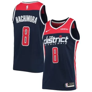 Elegante Trendy Incantevole Rui Hachimura Washington Wizards Nike Swingman Player Jersey Icon Edition Navy  per i veri fan