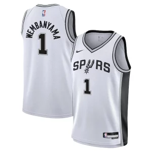 Elegante Victor Wembanyama San Antonio Spurs Nike Youth Swingman Jersey Association Edition White  per i veri fan