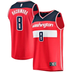 Fantastico Delizioso Fascinante Rui Hachimura Washington Wizards Replica Fast Break Jersey Red Icon Edition  per i veri fan