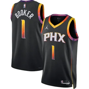 Fantastico Elegante Devin Booker Phoenix Suns Jordan Brand Unisex Swingman Jersey Statement Edition Black  per i veri fan