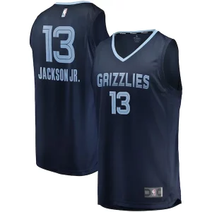 Fantastico Incantevole Delizioso Jaren Jackson Jr. Memphis Grizzlies Replica Fast Break Jersey Navy Icon Edition  per i veri fan
