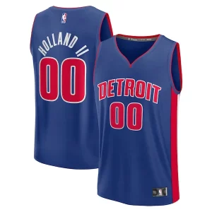 Fantastico Incantevole Moderno Ron Holland II Detroit Pistons Youth Fast Break Replica Player Jersey Icon Edition Blue  per i veri fan