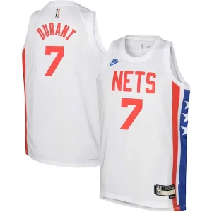 Fantastico Kevin Durant Brooklyn Nets Nike Youth 2022/23 Swingman Jersey White Classic Edition  per i veri fan