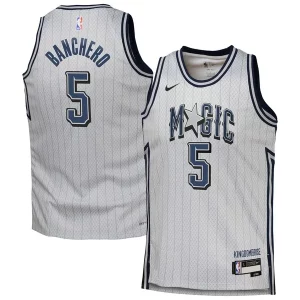 Fantastico Robusto Meraviglioso Paolo Banchero Orlando Magic Nike Youth 2024/25 Swingman Player Jersey City Edition Silver  per i veri fan