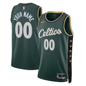 Fantastico Stupendo Boston Celtics Nike Unisex 2022/23 Swingman Custom Jersey City Edition Kelly Green  per i veri fan