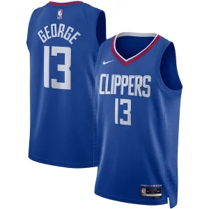 Fantastico Trendy Paul George LA Clippers Nike Unisex Swingman Jersey Icon Edition Royal  per i veri fan