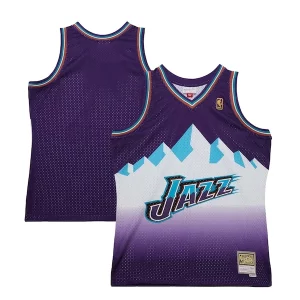 Fantastico Utah Jazz 1996 97 Hardwood Classics Swingman Jersey Purple  per i veri fan