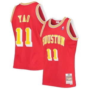 Fantastico Yao Ming Houston Rockets 2004/05 Hardwood Classics Swingman Jersey Red  per i veri fan