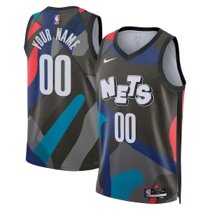 Fascinante Brooklyn Nets Nike Unisex 2023/24 Custom Swingman Jersey Black City Edition  per i veri fan