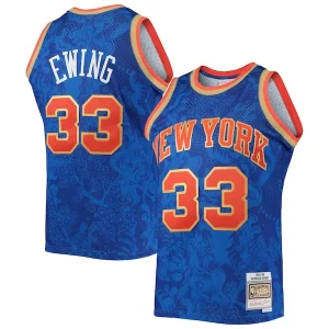 Fascinante Carino Moderno Patrick Ewing New York Knicks Hardwood Classics 1991/92 Lunar New Year Swingman Jersey Blue  per i veri fan