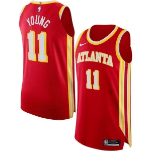 Fascinante Comodo Trae Young Atlanta Hawks Nike Authentic Jersey Association Edition Red  per i veri fan
