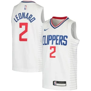 Fascinante Incantevole Versatile Kawhi Leonard LA Clippers Nike Youth 2020/21 Swingman Jersey Association Edition White/Royal  per i veri fan