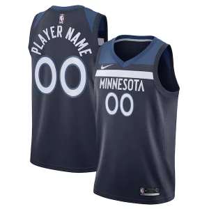Fascinante Magnifico Lussuoso Minnesota Timberwolves Nike Swingman Custom Jersey Navy Icon Edition  per i veri fan