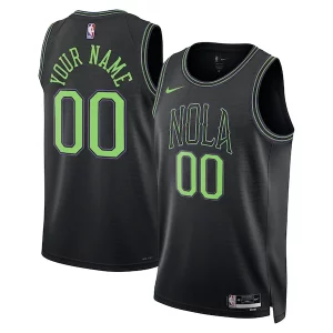 Fascinante New Orleans Pelicans Nike Unisex 2023/24 Custom Swingman Jersey Black City Edition  per i veri fan