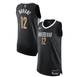 Fascinante Nike Ja Morant Memphis Grizzlies Authentic Jersey City Edition Black  per i veri fan