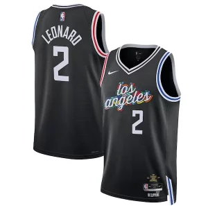 Fascinante Ottimo Robusto Kawhi Leonard LA Clippers Nike Unisex 2022/23 Swingman Jersey City Edition Black  per i veri fan