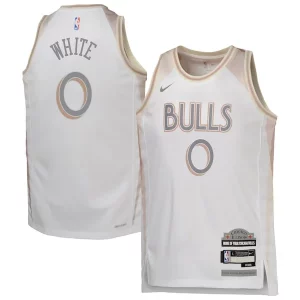 Fascinante Prestigioso Trendy Coby White Chicago Bulls Nike Youth 2024/25 Swingman Player Jersey City Edition White  per i veri fan