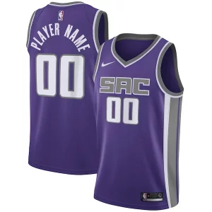 Fascinante Stupendo Sacramento Kings Nike Swingman Custom Jersey Purple Icon Edition  per i veri fan