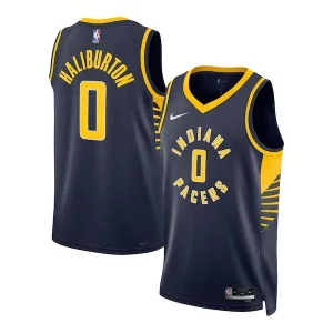 Fascinante Tyrese Haliburton Indiana Pacers Nike Unisex Swingman Jersey Icon Edition Navy  per i veri fan