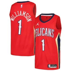 Fascinante Zion Williamson New Orleans Pelicans Jordan Brand Swingman Player Jersey Statement Edition Red  per i veri fan