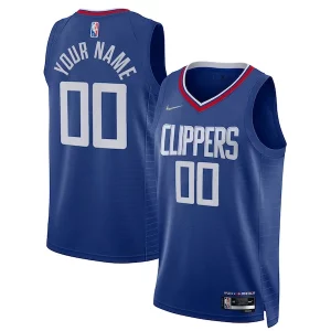 Gorgeous Accattivante Sofisticato LA Clippers Nike 2021/22 Diamond Swingman Custom Jersey Icon Edition Royal  per i veri fan