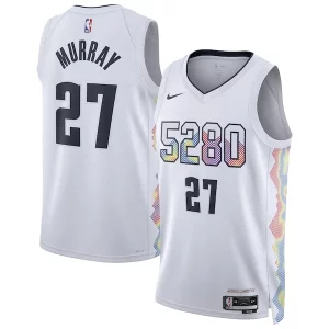 Gorgeous Bellissimo Jamal Murray Denver Nuggets Nike Unisex 2024/25 Swingman Player Jersey City Edition White  per i veri fan
