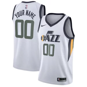 Gorgeous Comodo Trendy Utah Jazz Nike Swingman Custom Jersey Association Edition White  per i veri fan