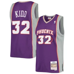 Gorgeous Cool Jason Kidd Phoenix Suns Big & Tall Hardwood Classics 2000/01 Swingman Jersey Purple  per i veri fan