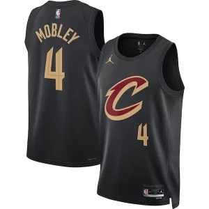 Gorgeous Evan Mobley Cleveland Cavaliers Jordan Brand Unisex Swingman Jersey Statement Edition Black  per i veri fan