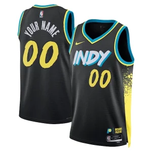 Gorgeous Indiana Pacers Nike Unisex 2023/24 Custom Swingman Jersey Black City Edition  per i veri fan