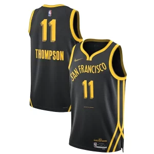 Gorgeous Klay Thompson Golden State Warriors Nike Unisex 2023/24 Swingman Jersey Black City Edition  per i veri fan