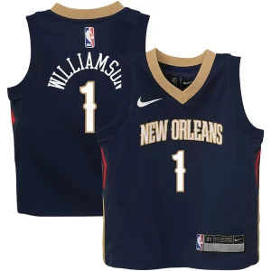 Delizioso Splendido Elegante Zion Williamson New Orleans Pelicans Nike Toddler Swingman Player Jersey Icon Edition Navy  per i veri fan
