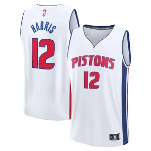 Gorgeous Magnifico Pratico Tobias Harris Detroit Pistons Fast Break Replica Player Jersey Association Edition White  per i veri fan