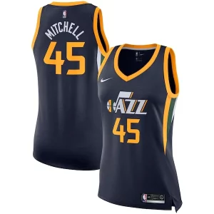 Gorgeous Moderno Donovan Mitchell Utah Jazz Nike Women's Swingman Jersey Icon Edition Navy  per i veri fan